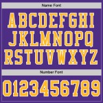 Authentic Gold-White Mesh Jersey Custom Football Purple Authentic Gold-White Mesh Jersey Custom Football Purple