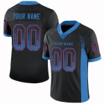 Drift Mesh Football Jersey Fashion Blue-Red Custom Black Powder Drift Mesh Football Jersey Fashion Blue-Red Custom Black Powder