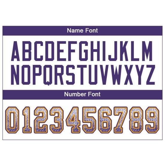 Mesh Drift Purple-Gold Football Fashion Custom Jersey White Mesh Drift Purple-Gold Football Fashion Custom Jersey White