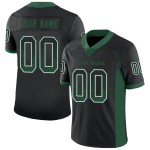 Green-White Drift Custom Jersey Fashion Black Mesh Football Gotham Green-White Drift Custom Jersey Fashion Black Mesh Football Gotham