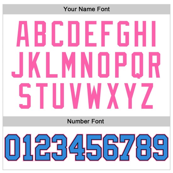 Powder Authentic White Blue-Pink Mesh Football Jersey Custom Throwback Powder Authentic White Blue-Pink Mesh Football Jersey Custom Throwback