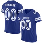 Jersey Mesh Custom Football Authentic White Royal Jersey Mesh Custom Football Authentic White Royal