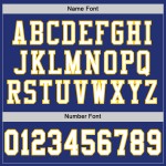 White-Yellow Jersey Mesh Royal Football Authentic Custom