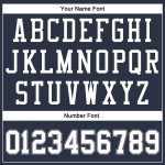 Custom Throwback Football Authentic Mesh Jersey Navy White-Gray