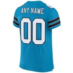 White-Black Football Jersey Authentic Blue Custom Mesh Panther White-Black Football Jersey Authentic Blue Custom Mesh Panther