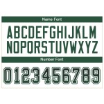 Green-White Drift Custom Jersey Fashion Black Mesh Football Gotham Green-White Drift Custom Jersey Fashion Black Mesh Football Gotham