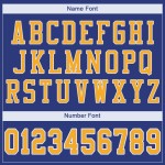 Football Authentic Mesh Gold-White Custom Jersey Royal Football Authentic Mesh Gold-White Custom Jersey Royal