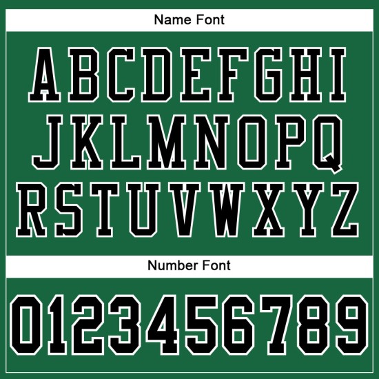 Authentic Green Black-White Kelly Custom Mesh Jersey Football Authentic Green Black-White Kelly Custom Mesh Jersey Football