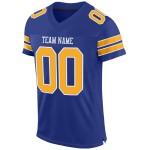 Football Authentic Mesh Gold-White Custom Jersey Royal Football Authentic Mesh Gold-White Custom Jersey Royal